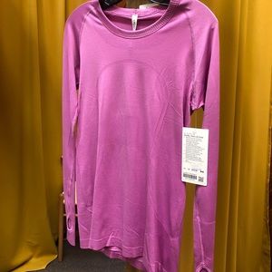 Lululemon Pink TechLong Sleeve